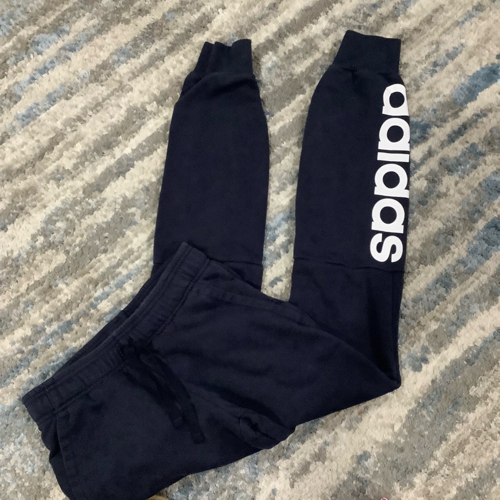 Adidas Womens Logo Sweatpants Athletic Joggers Sz XS Casual Lounge